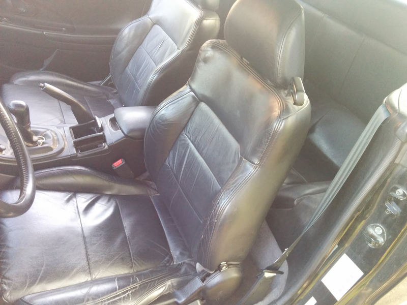 That mythical black interior, and in fantastic shape for being 16 years old.